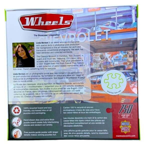 Jigsaw Puzzle Cars Vintage Museum Nostalgic Retro 750 Piece Automobiles 18X24 - Picture 8 of 16